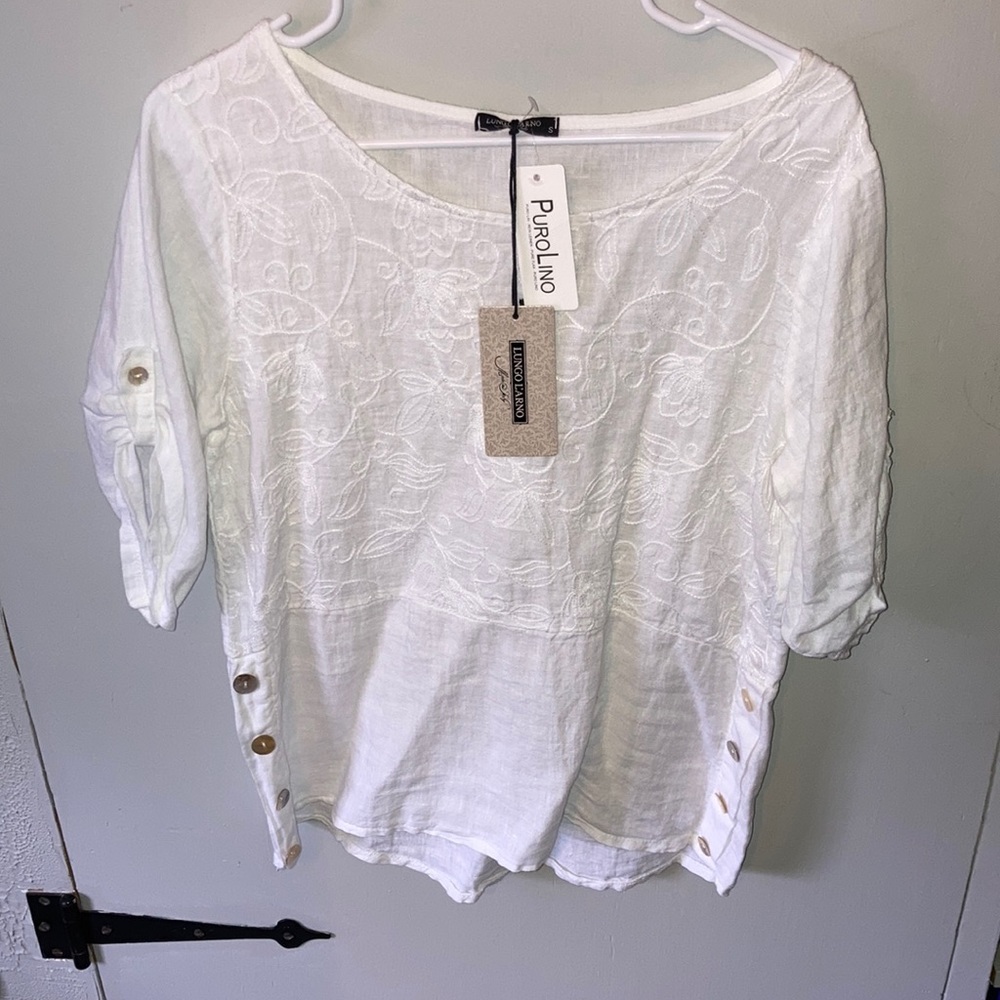 LUNGO L’ARNO white top brand new w/ tags